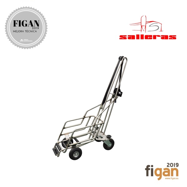 ERGONOMIC STAINLESS STEEL CART FOR REMOVAL OF DEAD ANIMALS