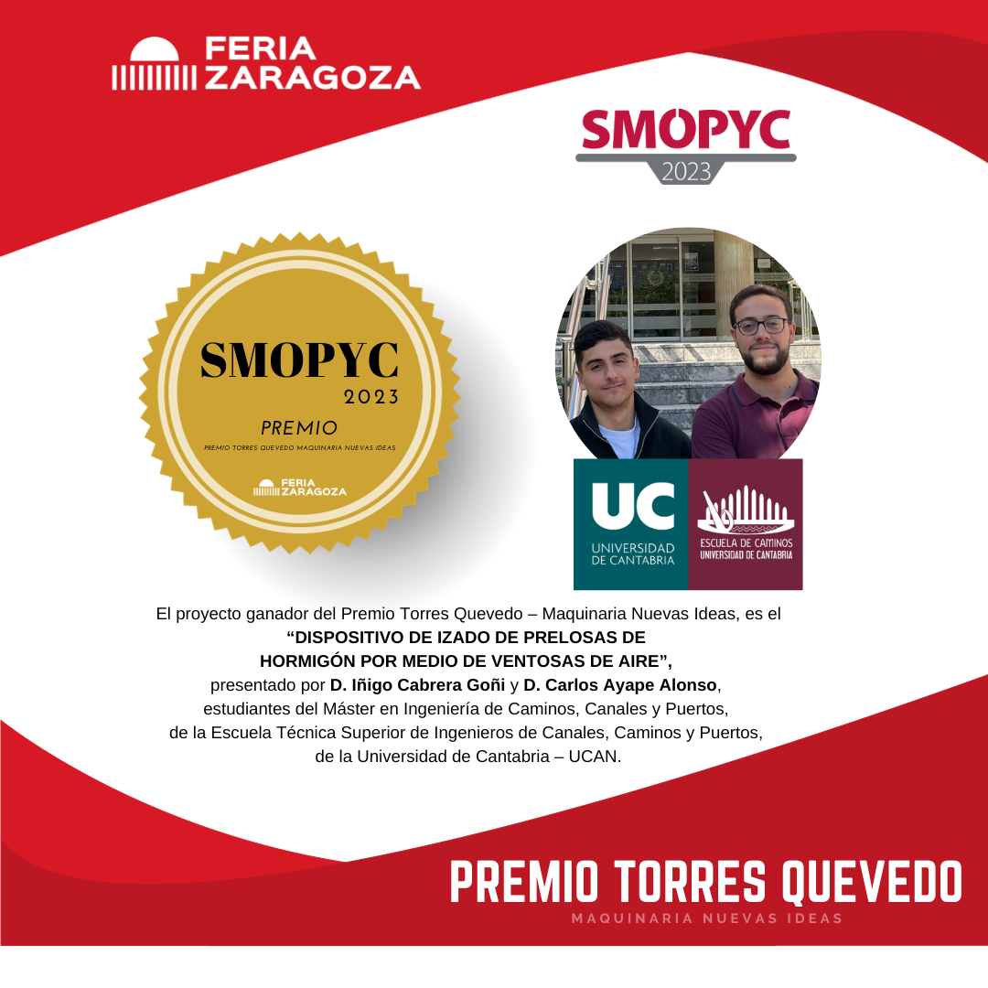 SMOPYC 2023 celebra los Premios Torres Quevedo