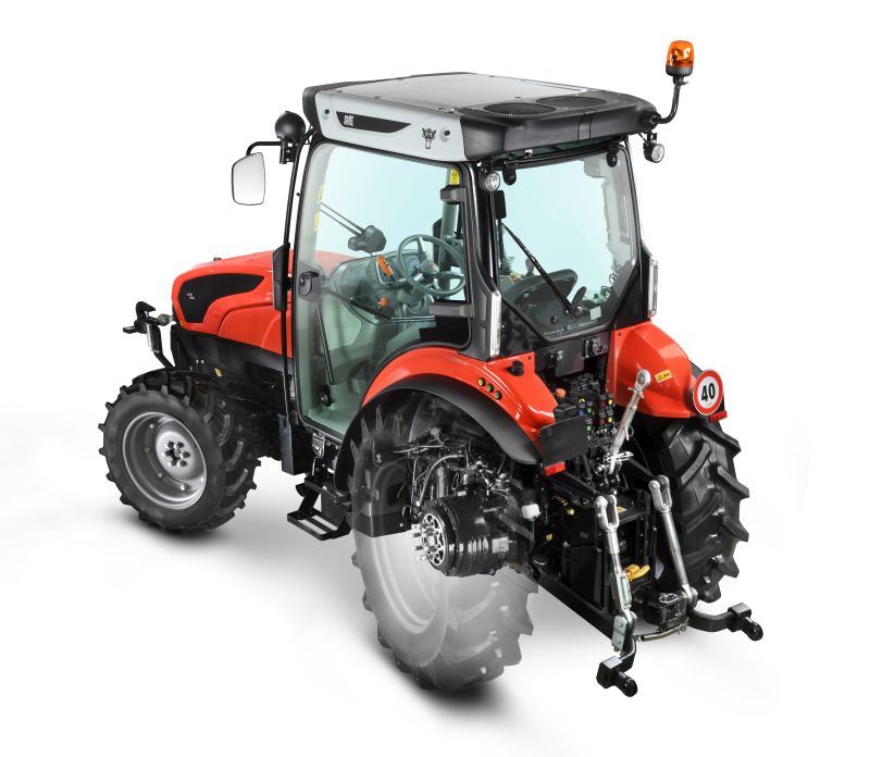 Frutteto CVT ActiveStee rear wheel steering system for tractors