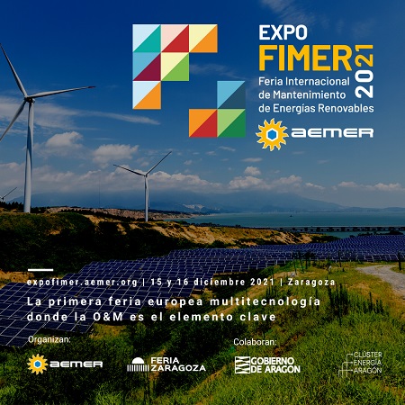 AEMER y Feria de Zaragoza presentan EXPOFIMER, Feria Internacional de Mantenimiento de Energías Renovables