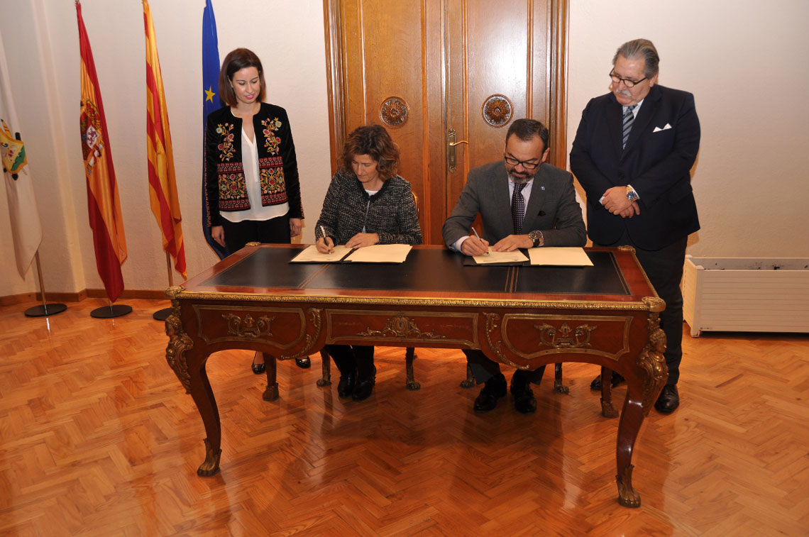 Feria de Zaragoza y SOFEJEA acuerdan colaborar conjuntamente