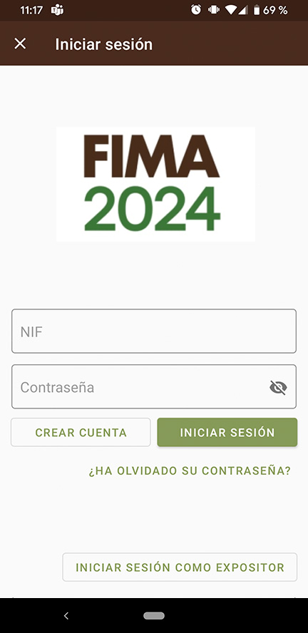 Access for exhibitors